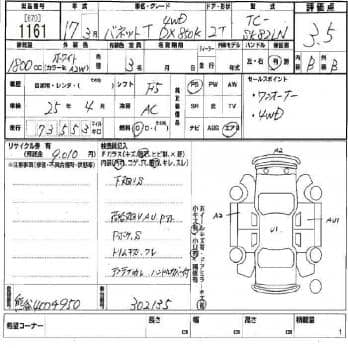 NISSAN VANETTE TRUCK DX 850K 2005