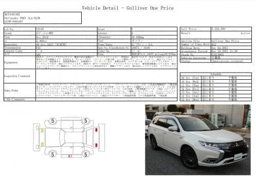 MITSUBISHI OUTLANDER PHEV S EDITION 4WD 2018