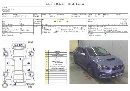 SUBARU LEVORG 1.6STI SPORT EYESIGHT 2017