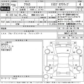 MAZDA AXELA 15S PRO ACTIVE 2016