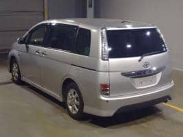 TOYOTA ISIS PLATANA V SELECTION WHITE INTERIOR 2012