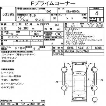 TOYOTA TANK X S 2018