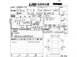 MAZDA DEMIO XD TOURING L PACKAGE 2015