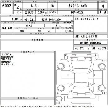 TOYOTA ROOMY CUSTOM G 4WD 2020