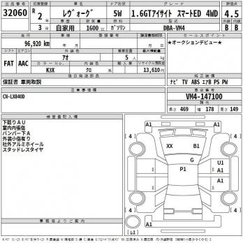 SUBARU LEVORG 1.6GT EYESIGHT SMART EDITION 4WD 2020
