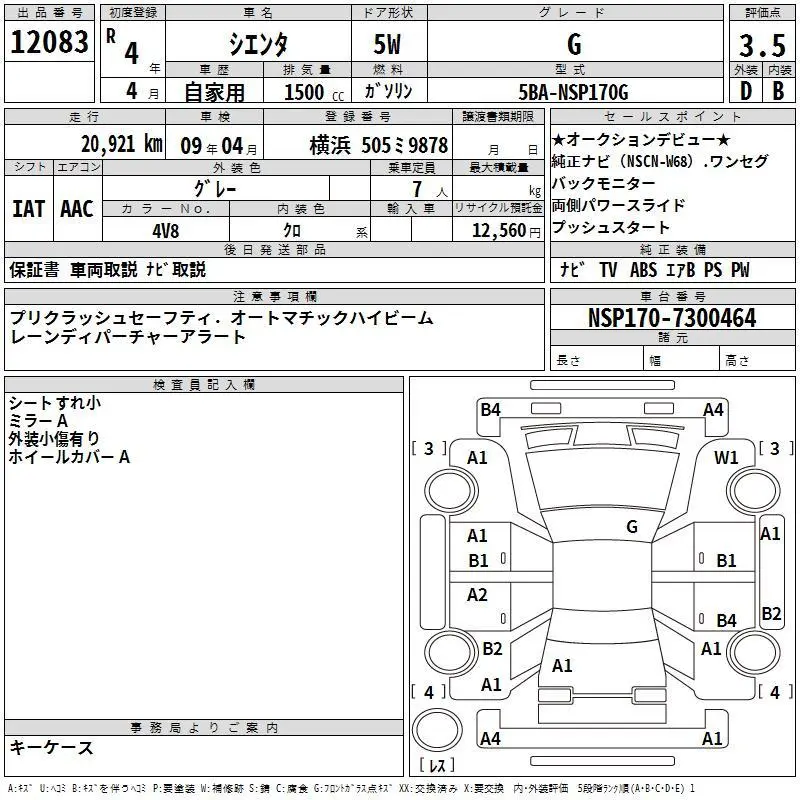 TOYOTA SIENTA G 2022