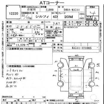 NISSAN BLUEBIRD SYLPHY 20M 2010