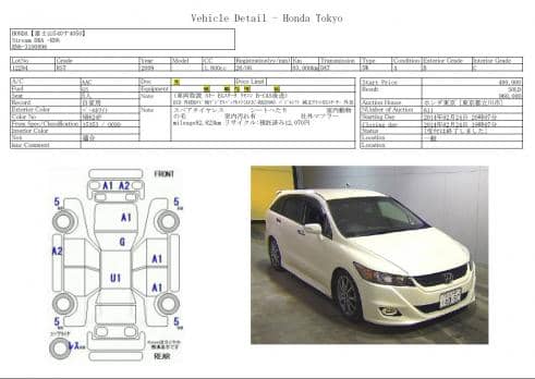 HONDA STREAM RST 2009
