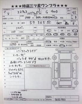 TOYOTA ESTIMA HYBRID G 4WD Panoramic Live Sound 2009