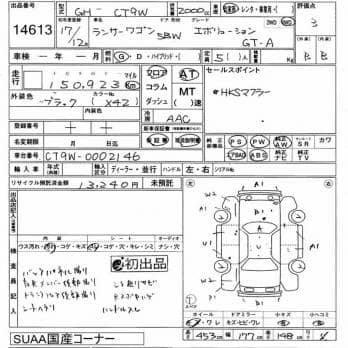 MITSUBISHI LANCER WAGON 4WD EVOLUTION GT-A 2005