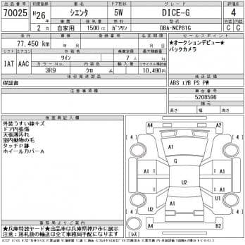 TOYOTA SIENTA DICE-G 2014
