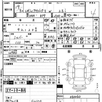 SUBARU OUTBACK 2.5i 2007