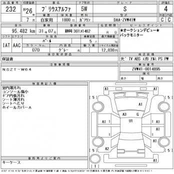 TOYOTA PRIUS ALPHA 2014