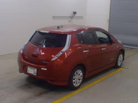 NISSAN LEAF S SIDE CURTAIN AIRBAG LESS 2015