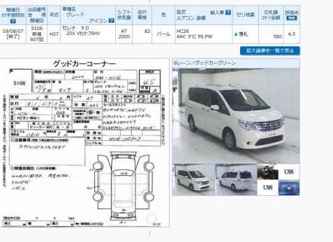 NISSAN SERENA 20X V-SELECTION PLUS SAFETY S-HYBRID 2015